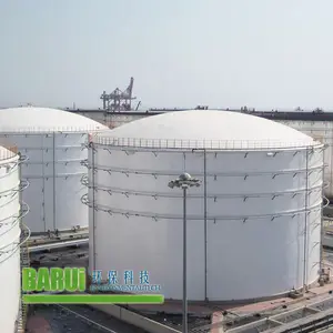 Stoccaggio di grandi dimensioni del tetto della cupola serbatoi di petrolio prodotti chimici