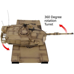 Tanque de Juguete RC Heng Long 1:16, Modelo OEM 3918-1 PRO <span class=keywords><strong>M1A2</strong></span> <span class=keywords><strong>Abrams</strong></span> 7.0 Mejorado, con Humo, IR, Sonido de Batalla, BB Airsoft, Metal, Control Remoto - Product Image 3