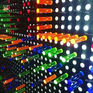 Gioco Educativo Interattivo Luminoso da Parete per Bambini con Barre Acriliche Arcobaleno e Pannello Attività - Product Image 6