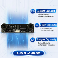 Module de caméra binoculaire USB de qualité industrielle 2MP, capteur CMOS, synchronisation de cadre synchrone, MJPEG/YUV2, large plage dynamique 72dB