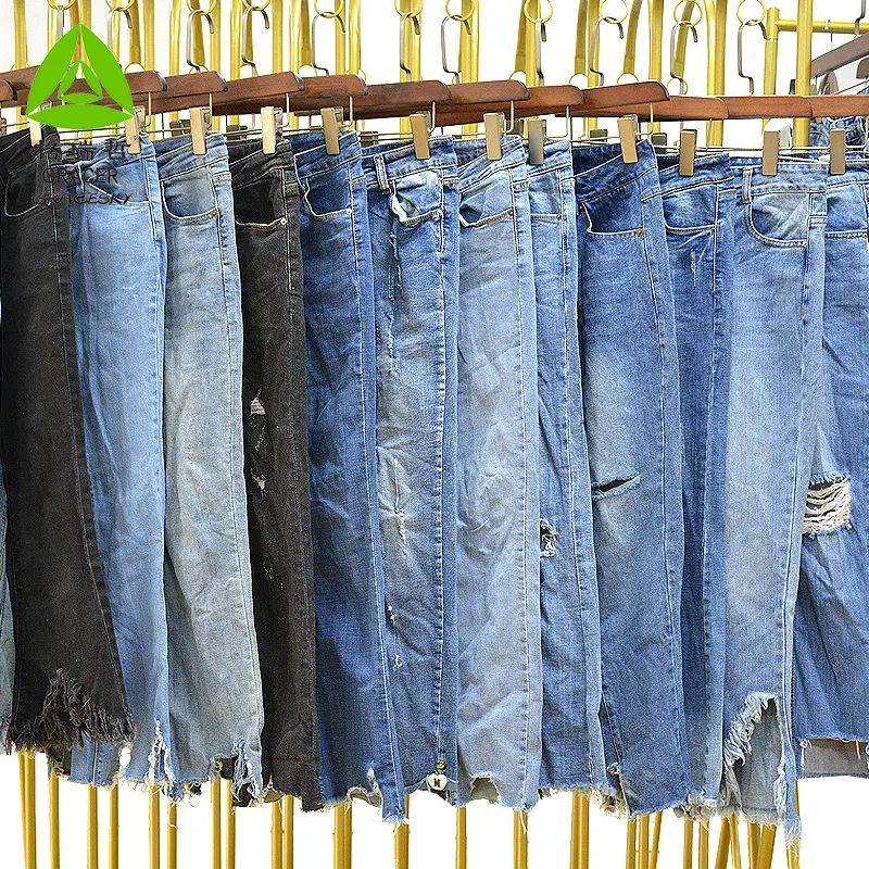 Schöne gebrauchte Damen Jeans Hosen Second Hand Kleidung Korea Gebrauchte Marken kleidung Ropa Usada