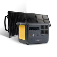 Sistem Tenaga Surya Portabel untuk Berkemah di Luar Ruangan, 300W / 600W / 1000W / 1500W, Baterai LiFePO4, Casing ABS