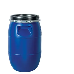 30升塑料桶鼓HDPE开顶蓝色塑料桶容器30升至220升