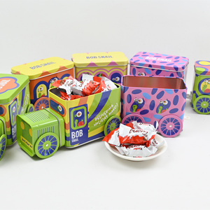 Nhà máy tùy chỉnh JinFeng thương hiệu Quảng Đông có thể tái chế tinplate Hộp trẻ em đào tạo mô hình cấp thực phẩm kẹo cookie có thể quà tặng có thể - Product Image 6