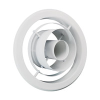 Diffuseur d'air circulaire en aluminium pour conduits de ventilation et de climatisation CVC, diffuseur d'air multi-rond en aluminium