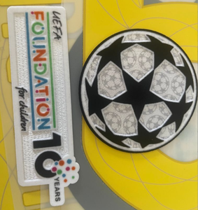 Parches 25 26 Personalizados UCL Champions League Tatami Insignias Termoadhesivas para Uniformes de Equipos de Fútbol Logotipo Balón de Fútbol Parches Flocados 3D - Product Image 1