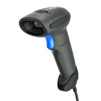 Lecteur de codes-barres laser filaire USB portable avec interface rapide pour la gestion des stocks