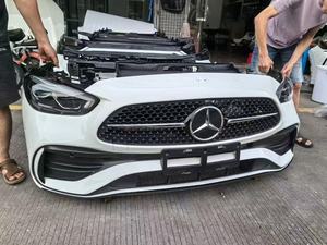 Pièces automobiles pour Mercedes-Benz C300 W206, nouveau <span class=keywords><strong>pare</strong></span>-chocs avant rouge en <span class=keywords><strong>plastique</strong></span>, remplacement/réparation pour <span class=keywords><strong>pare</strong></span>-chocs de voiture - Product Image 4