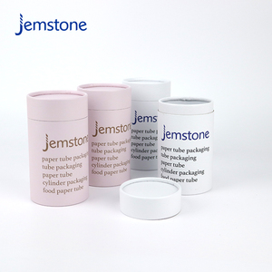 Custom Design Recyclable Food Herbal Gel Capsule Kraft Cardboard Cylinder Packaging Box <b>Protein</b> <b>Powder</b> Paper Tube Container - Product Image 3