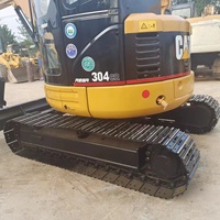 Mini-excavatrice CAT 304 d'occasion, bon état, excavatrice sur chenilles Caterpillar 304 d'origine