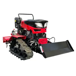 Paletli traktör dizel kültivatör makinesi paletli yeke bahçe yeke tarım yeke