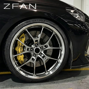 Rines de Aleación de Aluminio Forjado ZFAN de 16-21 Pulgadas 5x112/5x120 con Acabado Plateado y Garantía de por Vida para Audi y Mercedes - Product Image 2