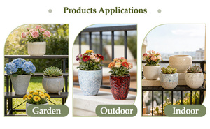Pot de <span class=keywords><strong>fleurs</strong></span> cylindrique blanc moderne minimaliste de <span class=keywords><strong>grande</strong></span> <span class=keywords><strong>taille</strong></span> avec plateau pour plantation intérieure et extérieure, directement de l'usine chinoise - Product Image 5
