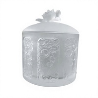 Pot à bonbons en cristal Liuli classique personnalisé avec conservation de la fraîcheur, rangement multifonctionnel pour la cuisine, design vintage