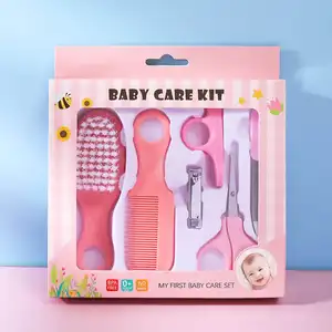 Baby Grooming And Healthcare Kit Portable Baby Safety Care Set With Hair Brush Comb Nail Clipper For Newborn Infant