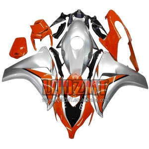 หัวฉีดสำหรับ HONDA <span class=keywords><strong>CBR</strong></span> 1000 CBR1000 RR CC <span class=keywords><strong>1000RR</strong></span> <span class=keywords><strong>08</strong></span> 09 10 11 111LQ.25 CBR1000RR 2008 2009 2010สีส้มเงิน2011แฟริ่ง - Product Image 1