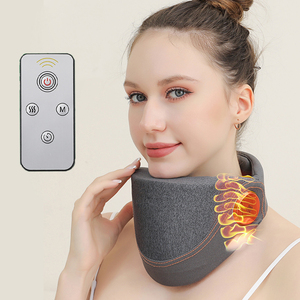 <span class=keywords><strong>Collier</strong></span> <span class=keywords><strong>cervical</strong></span> <span class=keywords><strong>chauffant</strong></span> sans fil avec coussin d'air pour soulager la douleur, oreiller de massage rechargeable, masseur électrique pour le cou à compression d'air avec chaleur - Product Image 1