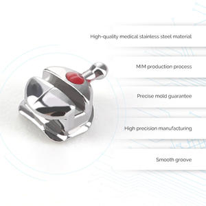 Brackets Esféricos Dentales, Brackets <span class=keywords><strong>de</strong></span> Ortodoncia, Mini Modelo, Acero Inoxidable Médico, Ranura 0.022 - Product Image 2