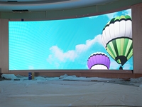 LED Modül P1.86 GOB 320x160mm Kavisli İç Mekan Ekranlar için Led Video Duvar Paneli