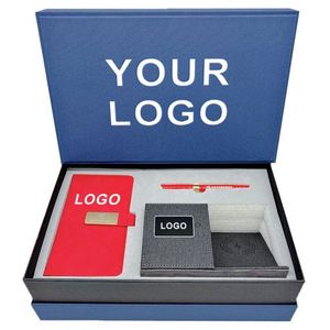 2026 Promotional Business Gift <b>Set</b> Custom A6 Leather <b>Notebook</b> With Luxury Pen Wholesale Desktop Pen Holder Diary Gift <b>Set</b> - Product Image 2