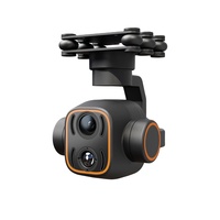 Caméra thermique haute définition Skydroid C12 2K avec stabilisation sur trois axes, double éclairage, nacelle dynamique inversée pour quadricoptère RC