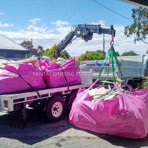 1m3 2m3 3m3 lớn dumpster nhỏ nhỏ Jumbo vàng xanh hồng bỏ qua túi để vận chuyển chất thải in logo ở Bắc Âu - Product Image 4