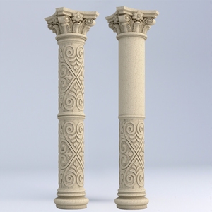Molde de columna romana de hormigón, caja cilíndrica redonda, decoración de pared Exterior de edificio exterior, pilar de Casa de plástico, plantilla de cemento - Product Image 4