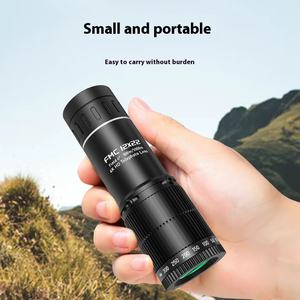 Mini-Monocular de telémetro óptico de alta definición 12x con campo de visión de 50m plástico pequeño para observación de búhos - Product Image 2