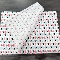 Papier de soie alimentaire couché simple face en pâte vierge 100% du Vietnam pour emballage cadeau de pizzas et pains, en feuilles/rouleaux