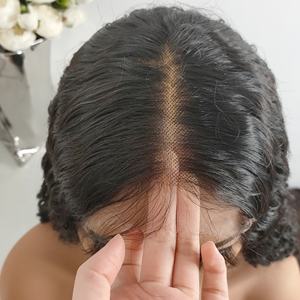 200% densité cheveux longs perruque cambodgienne lâche vague profonde cheveux bouclés perruques vierge cheveux humains avant de lacet perruque 13*4 13*6 HD dentelle suisse - Product Image 3