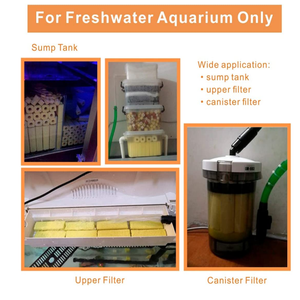 भेड़ बड़े मछलीघर फिल्टर मीडिया, चीनी मिट्टी जैव सामग्री पीले बैक्टीरिया घर के लिए मछली टैंक - Product Image 4