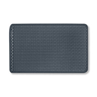 Shein Xiyin même tapis de litière pour chat double couche EVA avec bord antidérapant caractéristique anti-fuite accessoire de litière pour chat facile à nettoyer