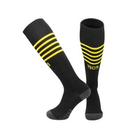 Chaussettes de sport rembourrées en tissu éponge, hauteur genou, pour softball, rugby, baseball, football, avec logo, pour enfants, hommes et adultes, vente en gros