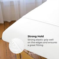 Ensemble de draps de table de massage en coton, draps ajustés pour table de massage, drap plat et couvre-visage en microfibre, couvre-lit de massage