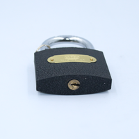 Populaire robuste Pujiang 32mm manille courte petit fer cadenas personnalisé couleur noire serrures peintes