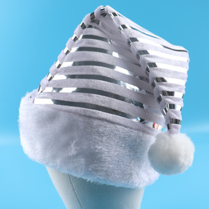 Chapeau de Noël en velours doré lustré <span class=keywords><strong>SANGOR</strong></span> marque 30x41cm accessoire chaud et accessoire de scène cadeau de Noël - Product Image 3