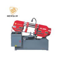 Scie à ruban manuelle de type ciseaux NS-280A avec moteur de 2,2 kW, horizontale