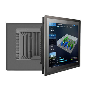PC Industrial Todo en Uno con Pantalla Táctil Integrada de 15.6 Pulgadas, J4125 I3 I5 I7, Win10, Montaje HMI, Capacitivo, Aluminio, en Stock - Product Image 1