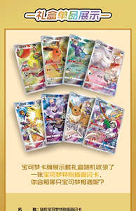 YY Original Simplified Chinese Poke PTCG 48 Box Pikachu Charizard Eevee <b>Card</b> Display Set Game Gift - Product Image 5