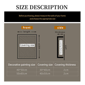 Moderno coperchio della scatola del contatore elettrico con cavallo dipinto Still Life verticale appeso pannello di distribuzione carta supportata decorazione - Product Image 4