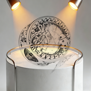 Ciondolo <span class=keywords><strong>Charm</strong></span> Unisex in Argento Sterling 925 a Forma di Cuore Oceanico, Fiocco di Neve e Margherita con Zirconi, per Uso Quotidiano - Product Image 5