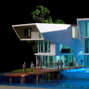 Model Strandperceel Voor Onroerend Goed Tentoonstelling - Product Image 1