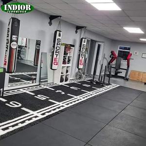 Loseta de Caucho Laminado Antideslizante de 15 mm de Grosor, Tapete de Gimnasio, Tapete para Patio de Recreo, Pista de Carreras, Establo de Caballos, Campo de Tiro, Australia - Product Image 2