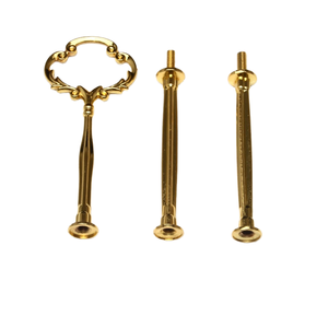2 Katlı Pasta Standı Metal Kulplar ve Bağlantı Parçaları Katmanlı Tabaklar İçin Donanım Model CSH-004 - Product Image 1