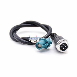 <span class=keywords><strong>Cable</strong></span> de Datos LVDS de Grado Automotriz HSD Z-Code de 4 Pines Hembra a GX12 de 4 Pines Macho - Product Image 3