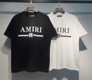 T-shirt à manches courtes Chrome Hearts en gros, coupe ample, avec lettres graffiti laquées AMIR1 pour impression <span class=keywords><strong>de</strong></span> logo classique – Nouveauté fournisseur - Product Image 2