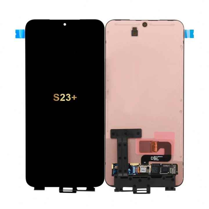 ชุดประกอบจอแสดงผล LCD แบบสัมผัสสำหรับซัมซุง S8 S10 S10 S9 + S20 S21 FE 5กรัม S23 S23 + เครื่องอ่านพิกัดอัลตร้าดิสเพลย์