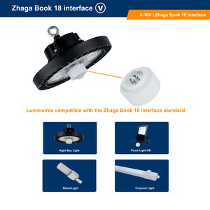 레이더 센서 LED 인체 감지 BAT-EQ-127 하이 베이 적외선 주광 센서 스마트 조명 시스템 산업 공장용 - Product Image 6