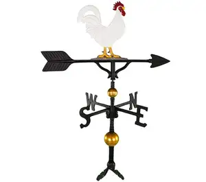 2020 Gold Supplier Chinese Professional Factory Colorful Rooster Outdoor Garden Decorative Weather Vane