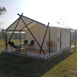 Diagonal Bracing Type Oxford Camping <b>Tent</b> 6-8 Person Four Season One Bedroom One Living Room <b>Large</b> Space Outdoor Use - Product Image 3